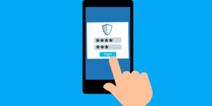 Free password login sign vector