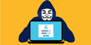 Free hacker anonymous cybersecurity vector